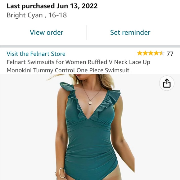 One piece bathing suit - Picture 2 of 4